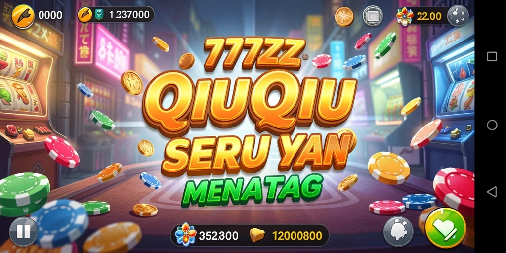 Gameplay QiuQiu yang mendebarkan dan interaktif.