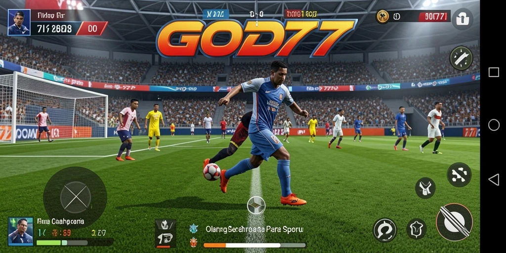 Screenshot gameplay <strong>GOD77</strong> menampilkan aksi seru dalam olahraga.