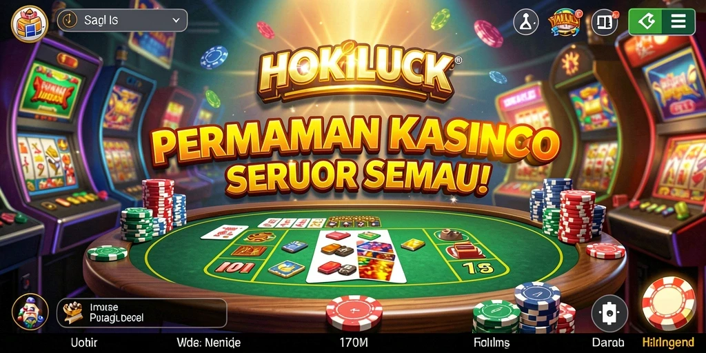 Tampilan menarik dari gameplay HOKILUCK yang memacu adrenalin.