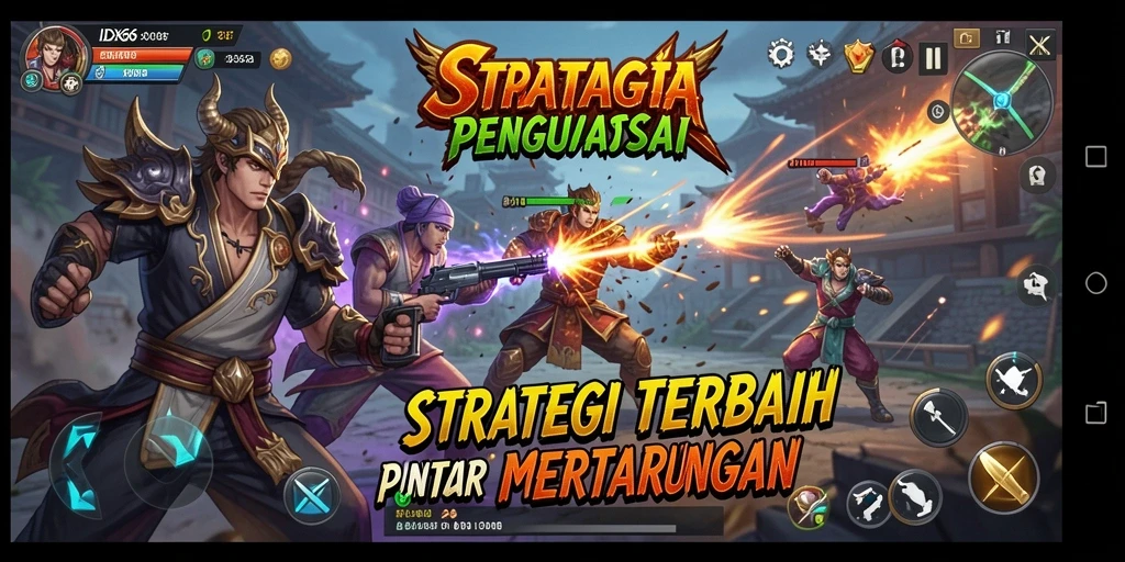 Gameplay menegangkan dari IDX66 yang memerlukan strategi matang.