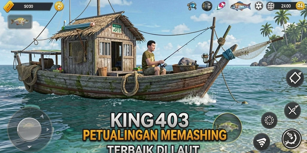 Tangkapan ikan besar dan suasana laut yang menawan.