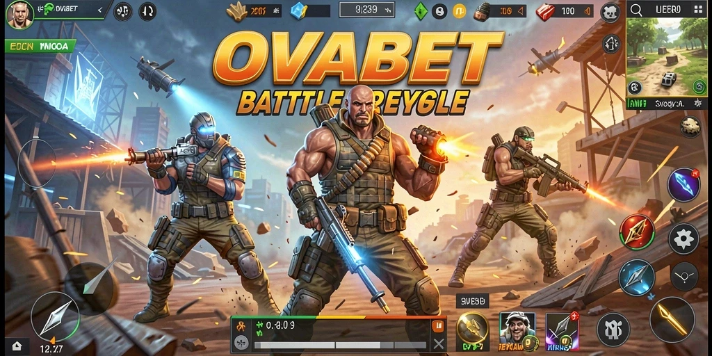 Gameplay seru dalam pertarungan Battle Royale yang intens.