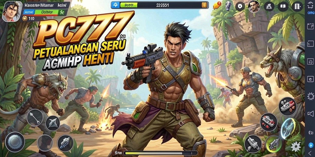 Tampilan gameplay PC777 dengan aksi penuh ketegangan dan strategi.