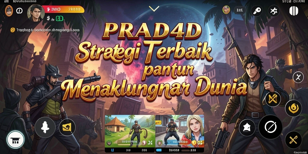 Tampilan menarik dari gameplay strategis PRADA4D.