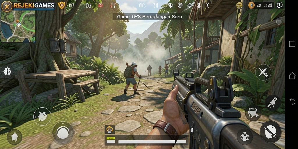 Tangkapan layar utama gameplay TPS yang mendebarkan di REJEKIGAMES.