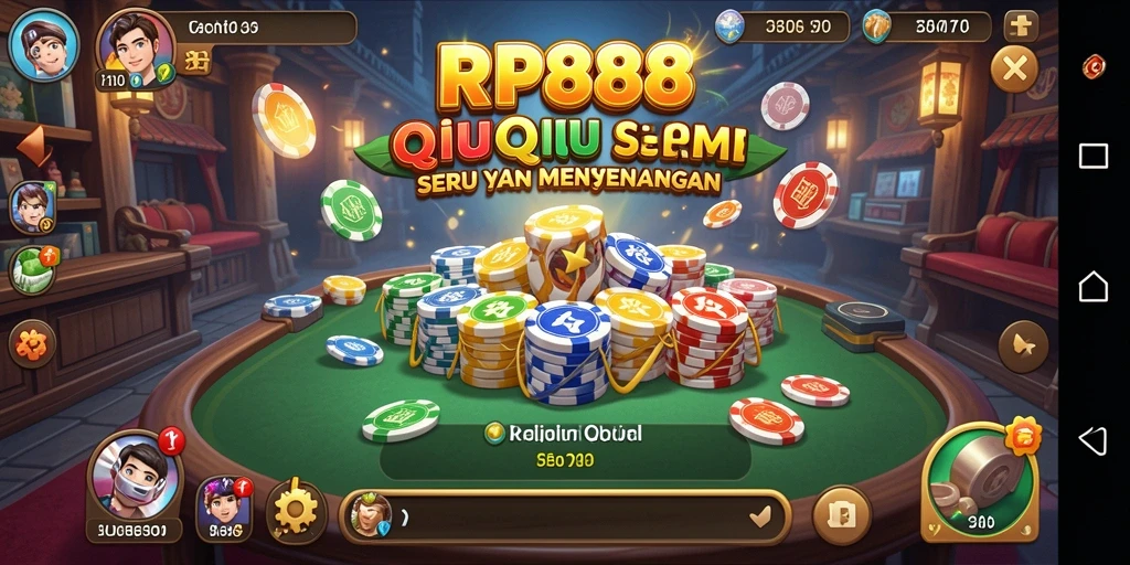 Tampilan screenshot gameplay QiuQiu yang menegangkan dan menyenangkan.