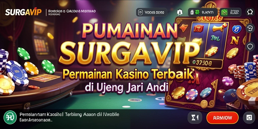 Tampilan gameplay SURGAVIP yang seru dan menarik.
