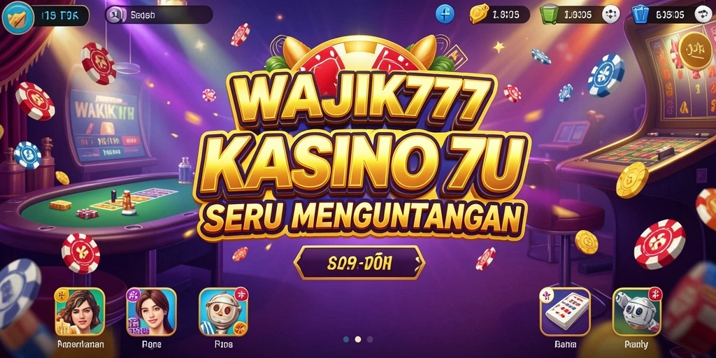 Tampilan menarik dari gameplay Kasino di WAJIK777.